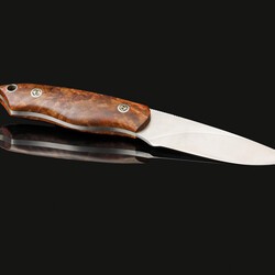 Brown Birdseye Maple Utility in CPM S35-VN
