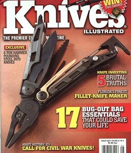 Knives Illustrated Magazine August 2010