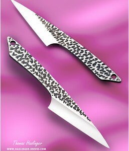 Kiridashi 切り出し carbon spring steel and leather sheath