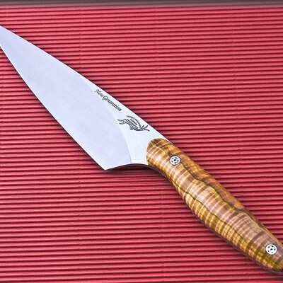 New Generation 6" Chef in Fiddleback Maple