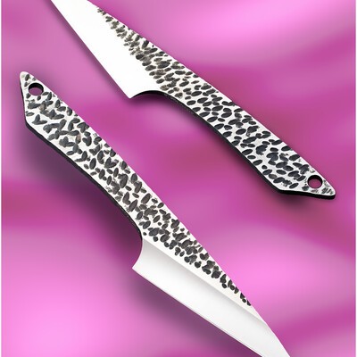 Kiridashi 切り出し carbon spring steel and leather sheath