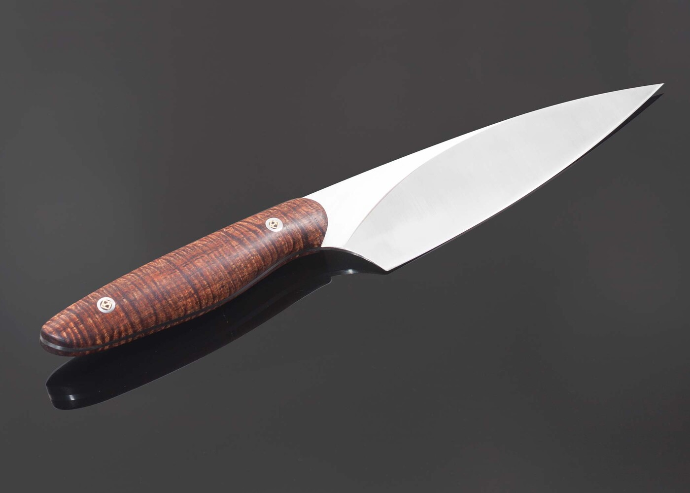 New Generation Chef 150mm - Premium Curly Koa Handle other view