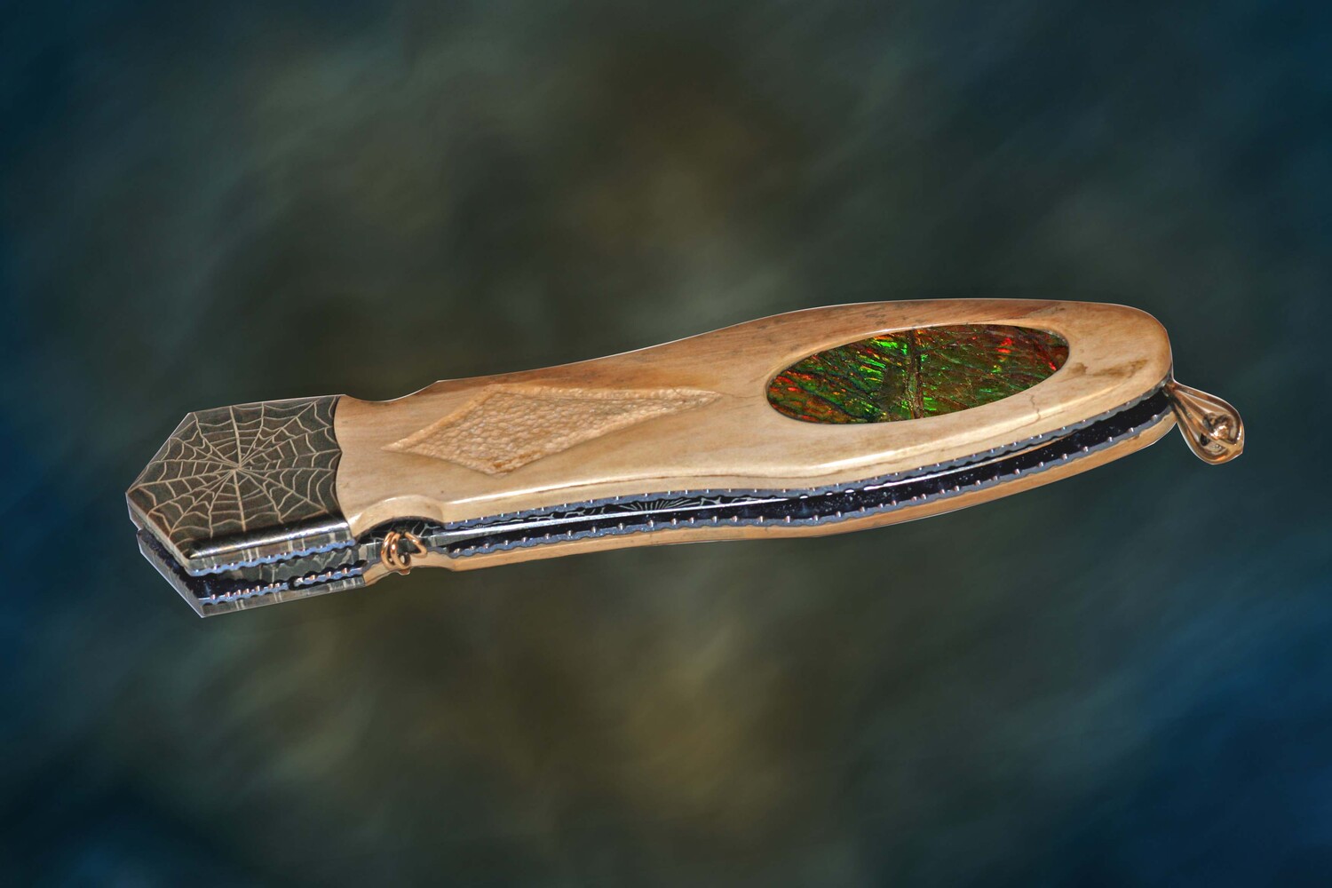 The Fire Within - Ammonite Dagger closed view