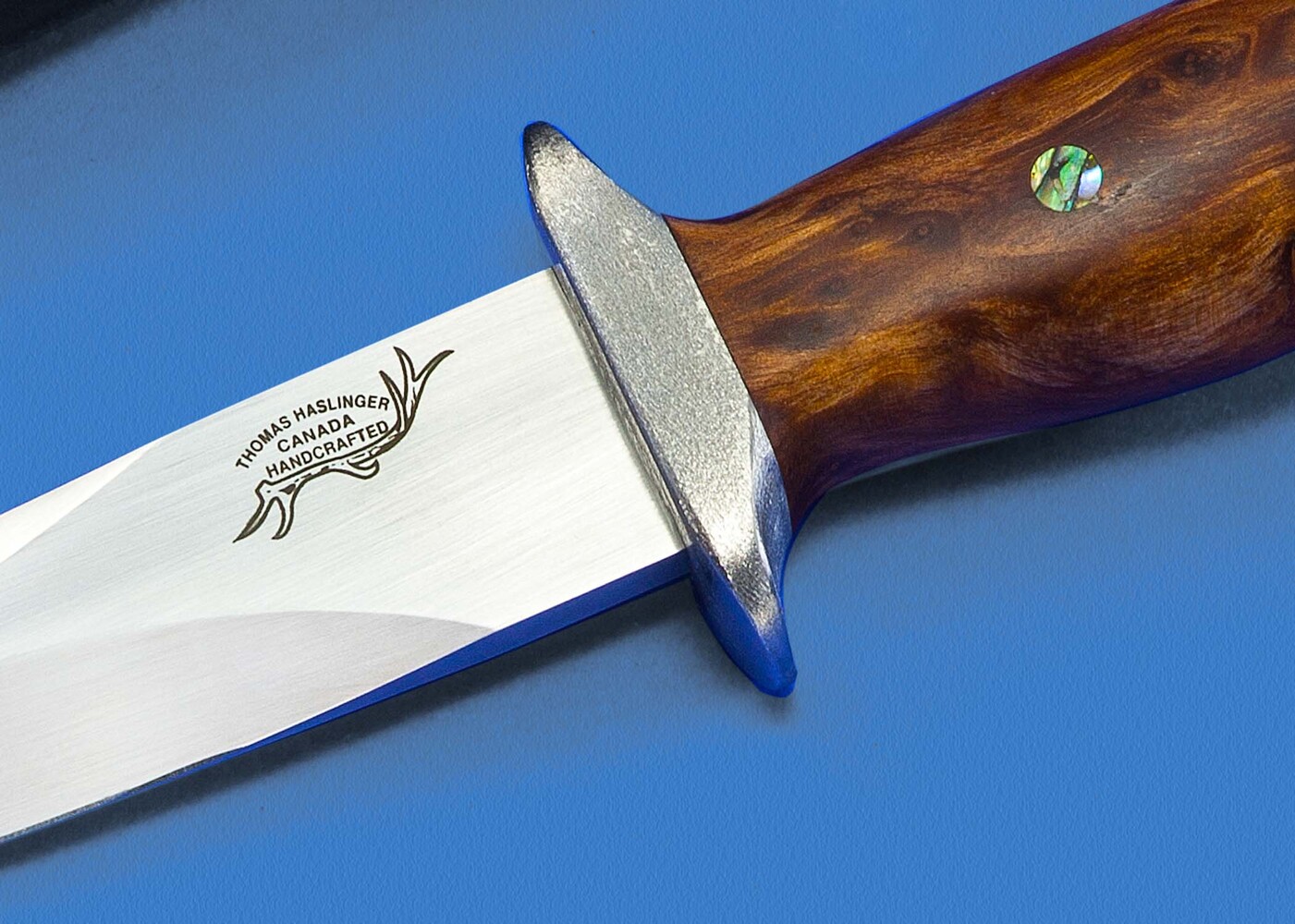 Redwood Burl Fighter close up view