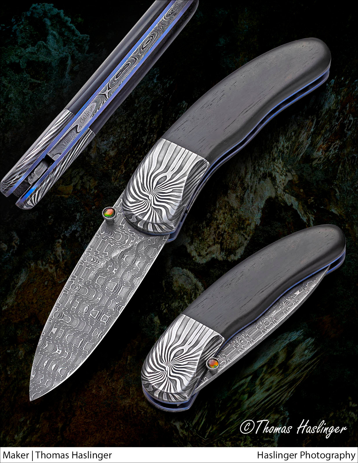 Composition knife photograph showing multiple views combined